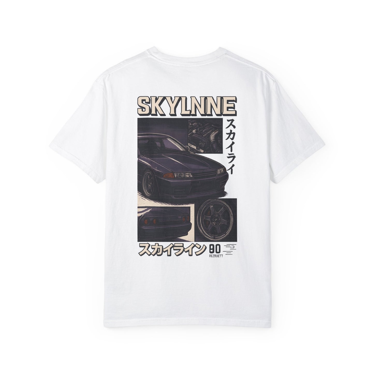 SKYLINE Bold Retro JDM Typography - Nissan R32 Streetwear Graphic