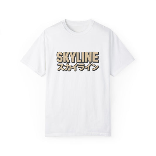 SKYLINE Bold Retro JDM Typography - Nissan R32 Streetwear Graphic