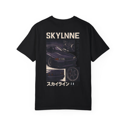 SKYLINE Bold Retro JDM Typography - Nissan R32 Streetwear Graphic