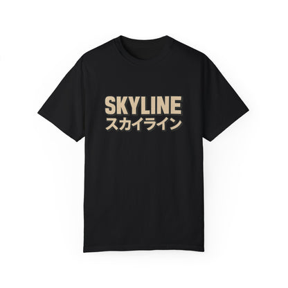 SKYLINE Bold Retro JDM Typography - Nissan R32 Streetwear Graphic